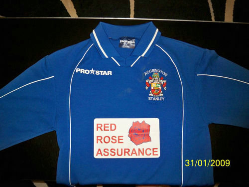 maillots accrington stanley exterieur 2002-2003 pas cher