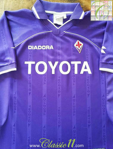 maillots acf fiorentina domicile 2000-2001 rétro