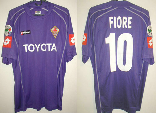 maillots acf fiorentina domicile 2005-2006 rétro