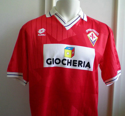 maillots acf fiorentina third 1991-1992 rétro