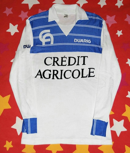 maillots aj auxerre domicile 1984-1985 rétro