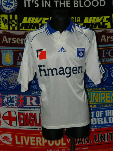 maillots aj auxerre domicile 1998-1999 rétro