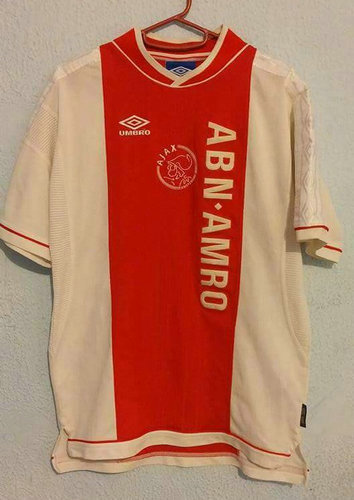 maillots ajax amsterdam domicile 1999 rétro