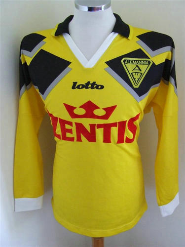 maillots alemannia aachen domicile 1994-1995 rétro