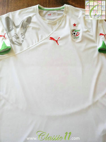 maillots algérie domicile 2010-2011 rétro