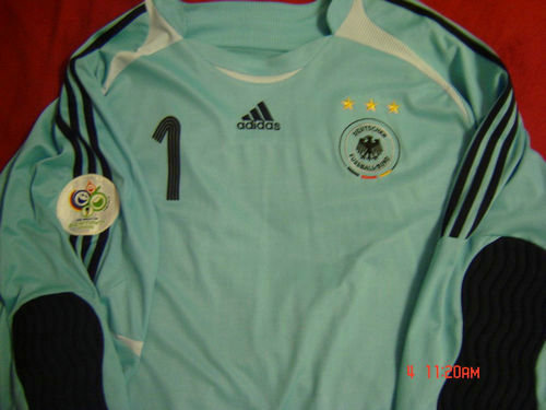 maillots allemagne gardien 2005-2006 rétro