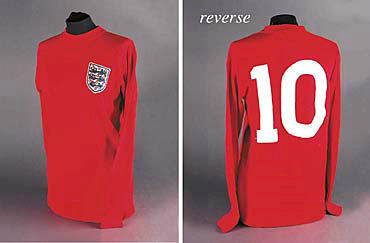 maillots angleterre exterieur 1965-1966 rétro