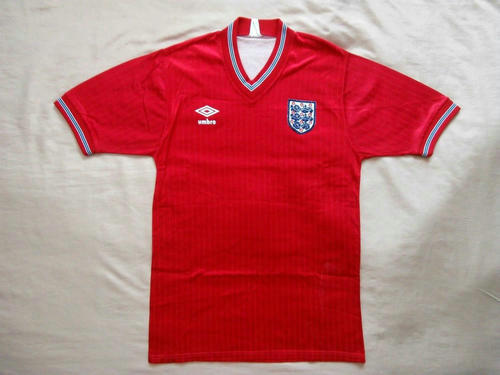 maillots angleterre exterieur 1984-1988 rétro