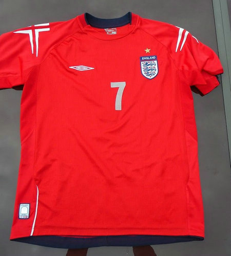 maillots angleterre exterieur 2004-2006 pas cher