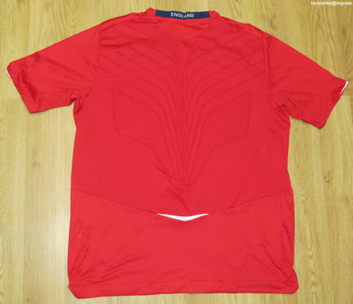 maillots angleterre exterieur 2008-2010 rétro