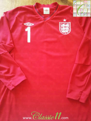 maillots angleterre gardien 2012-2013 rétro