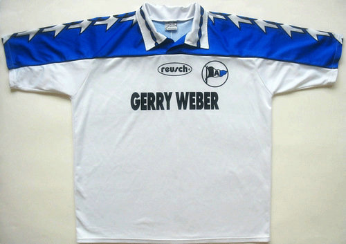 maillots arminia bielefeld exterieur 1998-2000 rétro