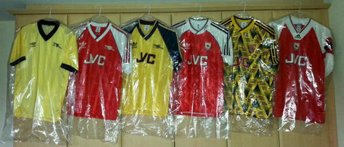 maillots arsenal fc domicile 1983-1994 rétro