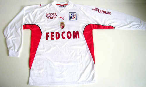 maillots as monaco fc domicile 2007-2008 rétro