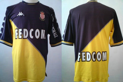 maillots as monaco fc exterieur 1999-2000 rétro