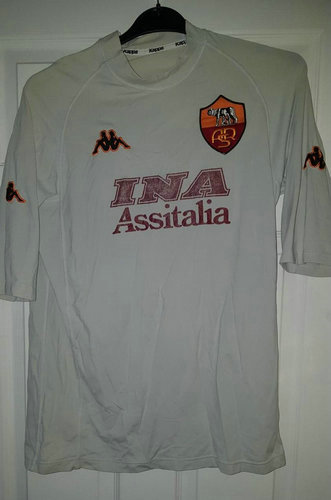 maillots as rome exterieur 2000-2001 pas cher