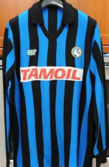 maillots atalanta bergame domicile 1991 rétro