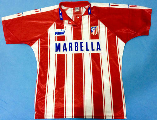 maillots atlético de madrid domicile 1994-1995 pas cher