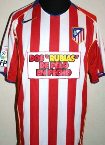 maillots atlético de madrid domicile 2004-2005 rétro