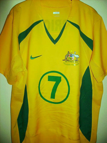 maillots australie domicile 2007-2008 rétro