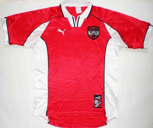 maillots autriche exterieur 1998-2000 rétro