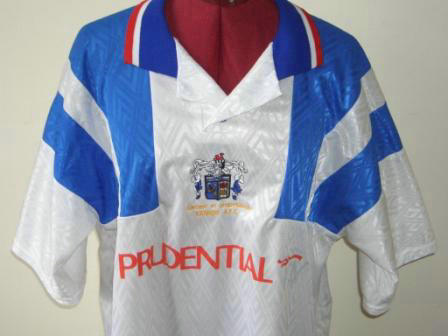 maillots barrow afc domicile 1993-1994 rétro