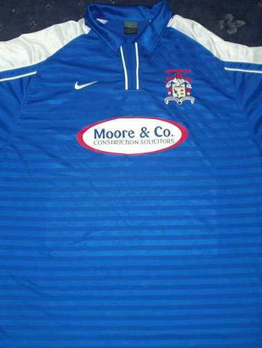 maillots barrow afc domicile 2004-2005 rétro