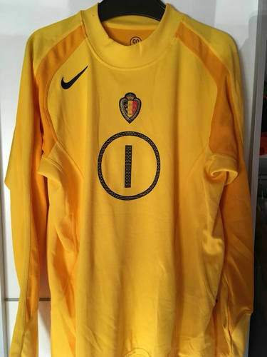 maillots belgique gardien 2004-2006 pas cher