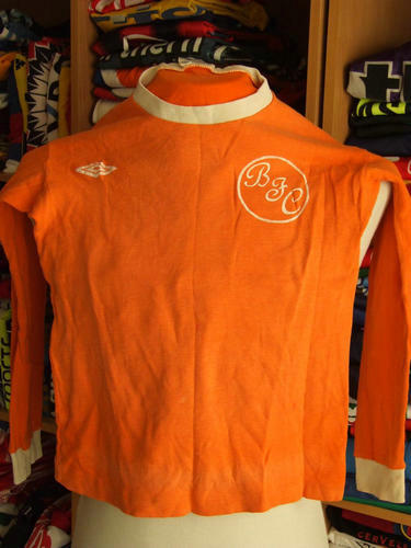 maillots blackpool fc domicile 1975-1976 rétro