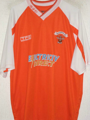 maillots blackpool fc domicile 2001-2003 pas cher