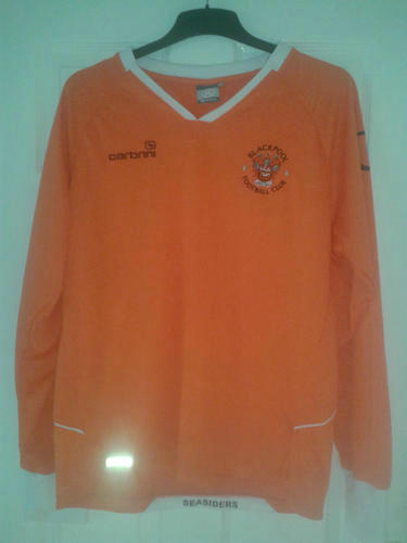 maillots blackpool fc domicile 2009-2010 rétro