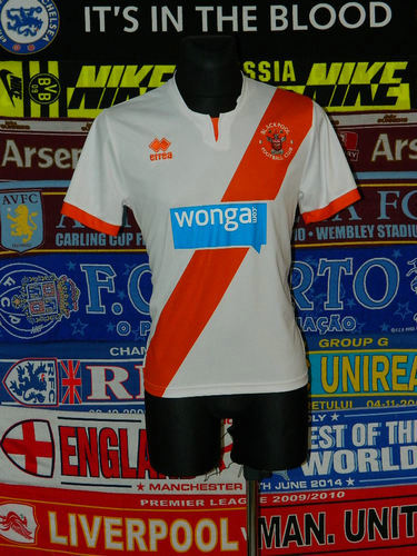 maillots blackpool fc exterieur 2013-2015 rétro