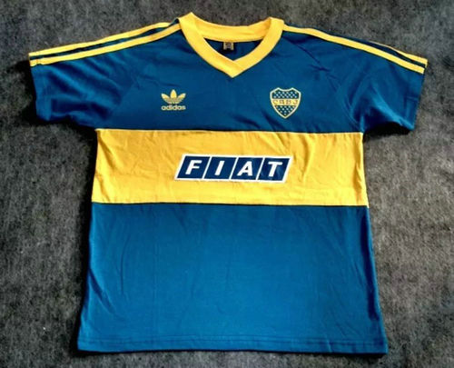 maillots boca juniors domicile 1989-1990 rétro