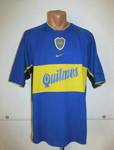 maillots boca juniors domicile 2001 rétro