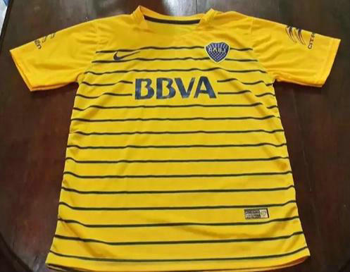 maillots boca juniors exterieur 2015-2016 rétro