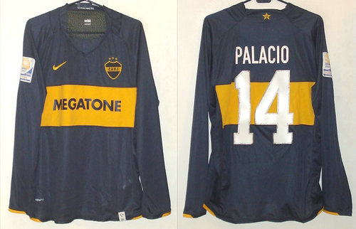 maillots boca juniors réplique 2007 rétro