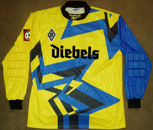 maillots borussia mönchengladbach gardien 1996-1997 rétro