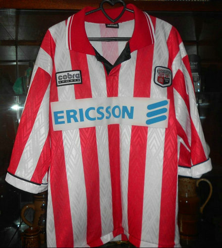 maillots brentford fc domicile 1997-1998 rétro