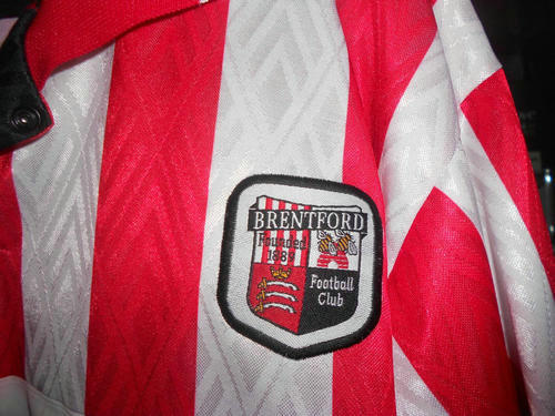 maillots brentford fc domicile 1997-1998 rétro