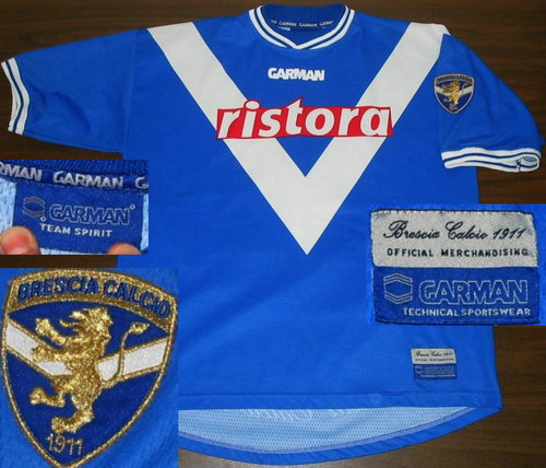 maillots brescia calcio domicile 2000-2001 rétro