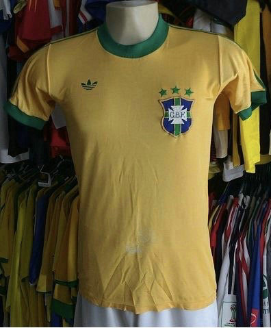 maillots brésil domicile 1978 rétro