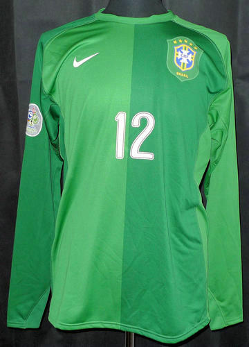 maillots brésil gardien 2006-2007 rétro