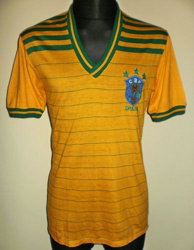 maillots brésil réplique 1984 rétro