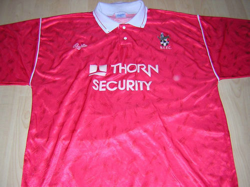 maillots bristol city fc domicile 1990-1992 rétro