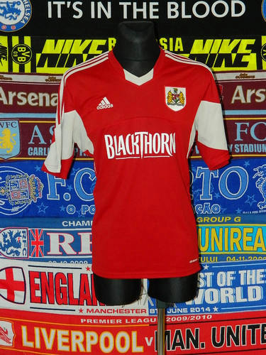 maillots bristol city fc domicile 2013-2014 rétro