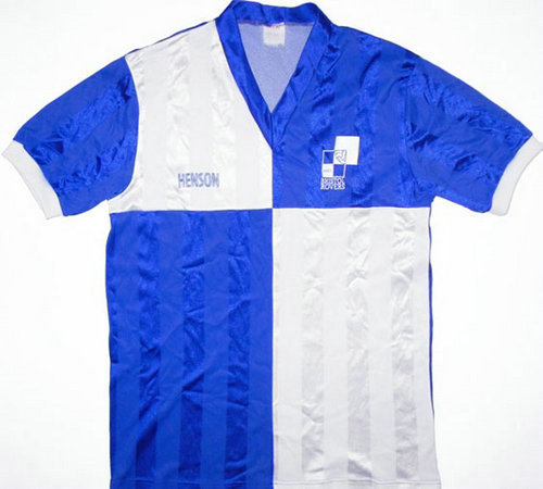 maillots bristol rovers domicile 1986-1988 rétro