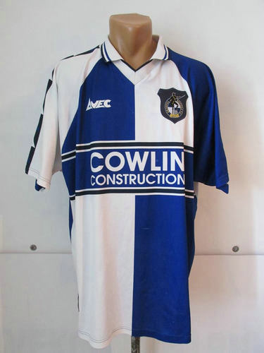 maillots bristol rovers domicile 1999-2001 rétro