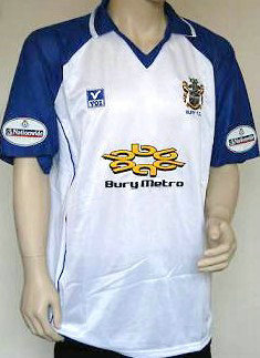 maillots bury fc domicile 2002-2003 rétro