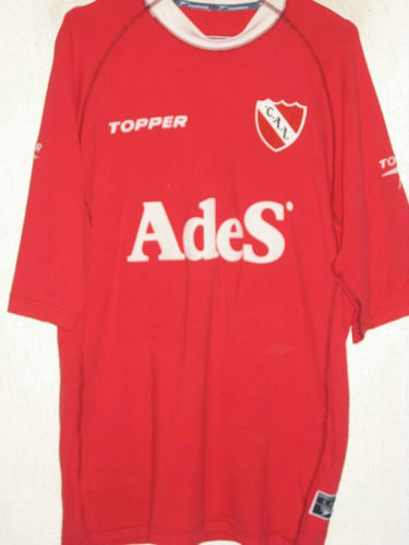 maillots ca independiente domicile 2000-2001 pas cher