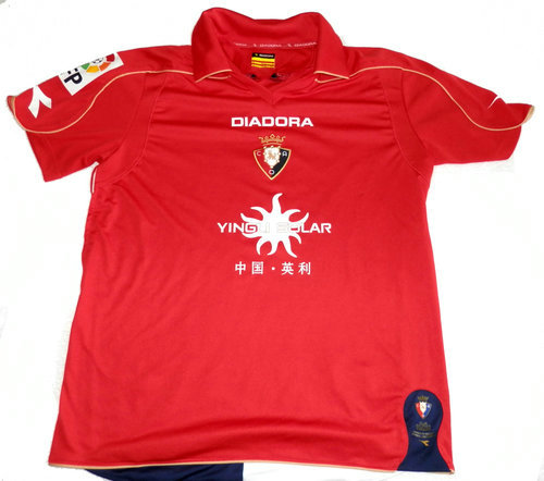 maillots ca osasuna domicile 2008-2009 rétro